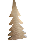 Load image into Gallery viewer, Rich Indigo Blue and Gold Handmade Resin and Wood Christmas Trees