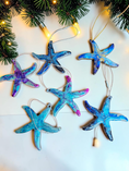 Charger l'image dans la visionneuse de la galerie, Handmade Starfish Personalized Resin Christmas Ornament