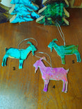 Load image into Gallery viewer, Handmade Barnyard Farm Goat Country Christmas Tree Ornaments