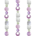Load image into Gallery viewer, Lilac 72 Inch Pink Capiz Shell Strands for Indoor/Outdoor Wall Decor - Eco-Friendly Chimes