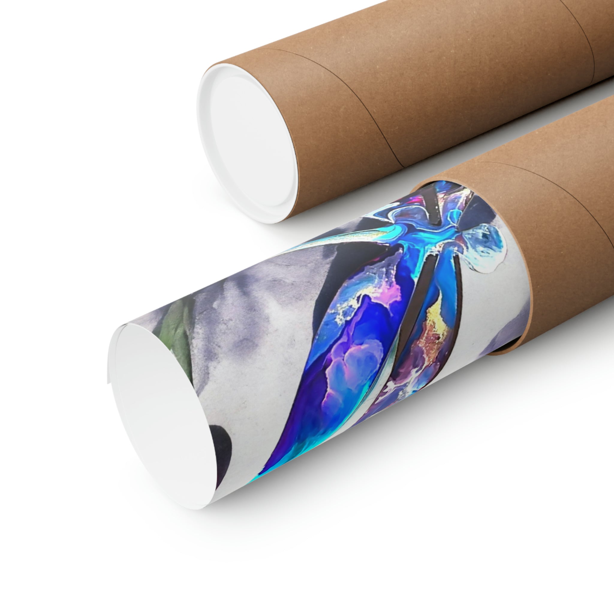Colorful Dragonfly Museum Grade Poster Print Matte