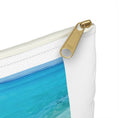 Load image into Gallery viewer, Colorful Mermaid on a Tropical Beach Original Art Accessory Pouch