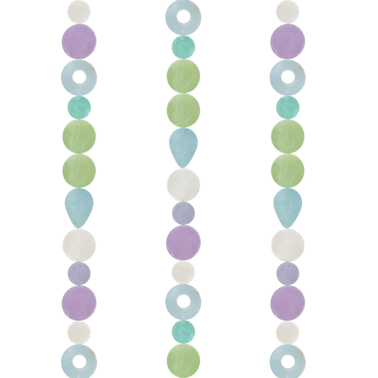 Wisteria Patio Porch or Doorway Capiz Shell Strands 72 Inches