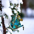 Charger l'image dans la visionneuse de la galerie, Woodlands Squirrel with Acorn Handmade Christmas Ornaments
