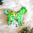 Charger l'image dans la visionneuse de la galerie, Goldendoodle Dog Resin Handmade Christmas Ornaments