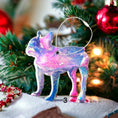 Charger l'image dans la visionneuse de la galerie, French Bulldog Resin and Wood Christmas Ornaments