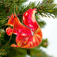 Charger l'image dans la visionneuse de la galerie, Woodlands Squirrel with Acorn Handmade Christmas Ornaments