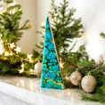 Load image into Gallery viewer, Contemporary Triangle Christmas Trees Multi Colors Large