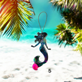Charger l'image dans la visionneuse de la galerie, Elegant Beach Mermaid Handmade Christmas Ornaments