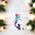Charger l'image dans la visionneuse de la galerie, Elegant Beach Mermaid Handmade Christmas Ornaments