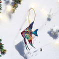 Load image into Gallery viewer, Classy Tropical Angel Fish Handmade Christmas Ornaments Resin and Wood