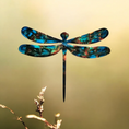 Load image into Gallery viewer, Handmade Large Dragonfly Wall Art in Resin with Metallic Accents – 14.5" x 11.25" for Indoor Decor