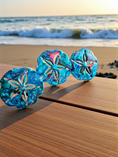 Load image into Gallery viewer, Sand Dollar Trio Wall Beachy Decoration Multiple Color Choices