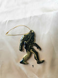 Charger l'image dans la visionneuse de la galerie, Walking Sasquatch Bigfoot Resin and Wood Handmade Christmas Ornaments