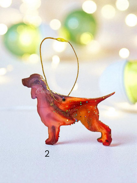 Springer Spaniel Dog Christmas Handmade Ornaments