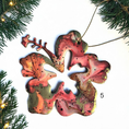 Charger l'image dans la visionneuse de la galerie, Hibiscus Tropical Flower Colorful Christmas Resin and Wood Ornament