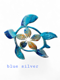 Load image into Gallery viewer, Handcrafted 10" Coastal Polynesian Flower Sea Turtle Wall Art Decor with Vibrant Colors
