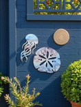 Load image into Gallery viewer, Sand Dollar Weatherproof Outdoor Acrylic Wall Art - Coastal Marine Life Collection - UV Protected