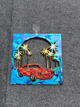 Load image into Gallery viewer, 12" Handmade Wood and Resin Chevy Camaro Wall Art