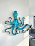 Load image into Gallery viewer, Contemporary Colorful Handmade Octopus Wall Decor