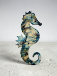Charger l'image dans la visionneuse de la galerie, Seahorse Wall Decorations Handcrafted Resin and Wood