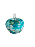 Load image into Gallery viewer, Handpainted Decorative Glass Coastal Style Pumpkin Tabletop Trinket Dish