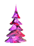 Charger l'image dans la visionneuse de la galerie, Christmas Trees with Branches Holiday Mantelpiece 3 Sizes Purple & Pink