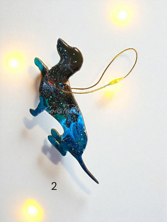 Handmade Begging Dachshund Weiner Dog Christmas Ornaments
