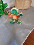 Load image into Gallery viewer, Handmade Chunky Wood Gingerbread Men Christmas Decorations with Green Resin - 3 Sizes Available