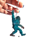 Load image into Gallery viewer, Peace Sasquatch Bigfoot Yeti Resin and Wood Handmade Christmas Ornaments