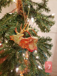 Charger l'image dans la visionneuse de la galerie, Exquisite handmade resin on wood ornament illustrating a majestic elk, crafted for those who appreciate handmade artistry.