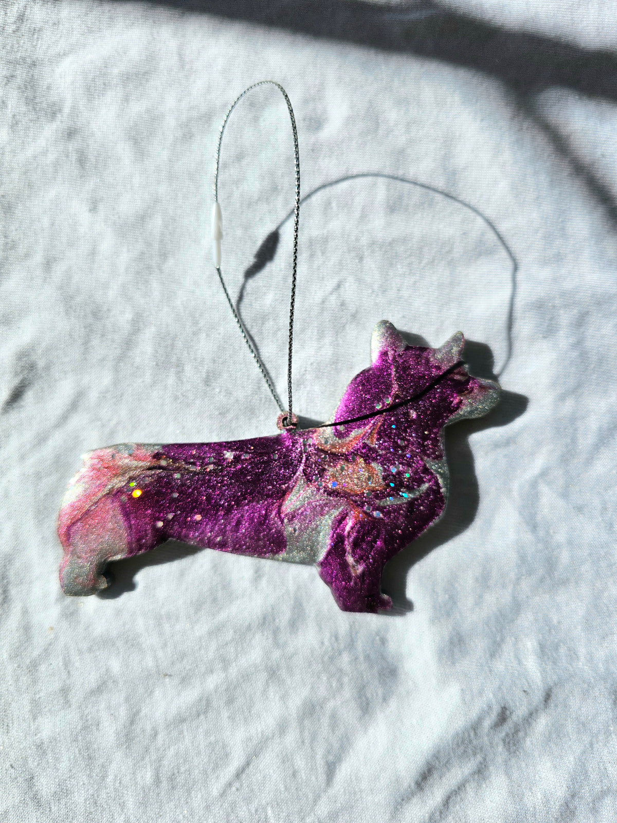 Handmade Personalizable Corgi Dog Christmas Ornaments