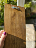 Load image into Gallery viewer, Cardinal & Floral Crushed Glass Tree on Green Shou Sugi Ban Wood (15" x 5.5")
