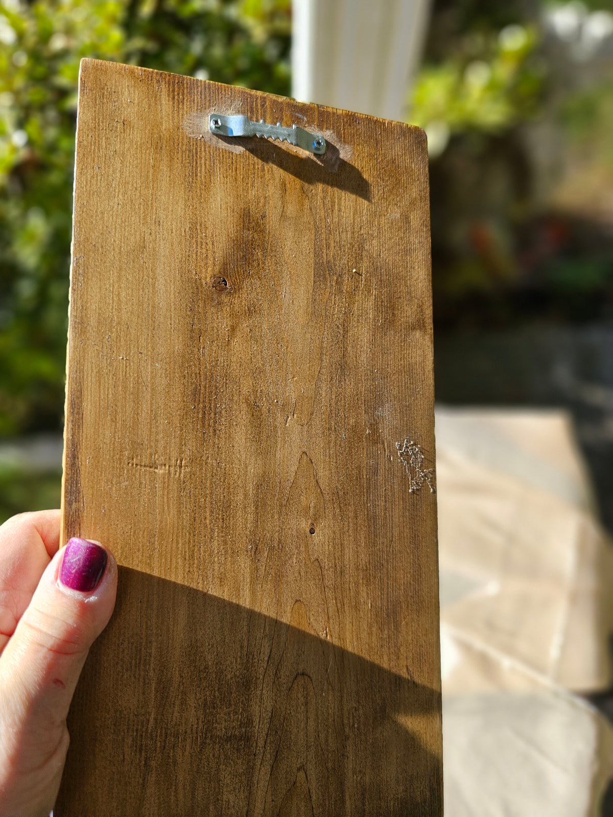 Cardinal & Floral Crushed Glass Tree on Green Shou Sugi Ban Wood (15" x 5.5")