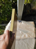 Load image into Gallery viewer, Cardinal & Floral Crushed Glass Tree on Green Shou Sugi Ban Wood (15" x 5.5")
