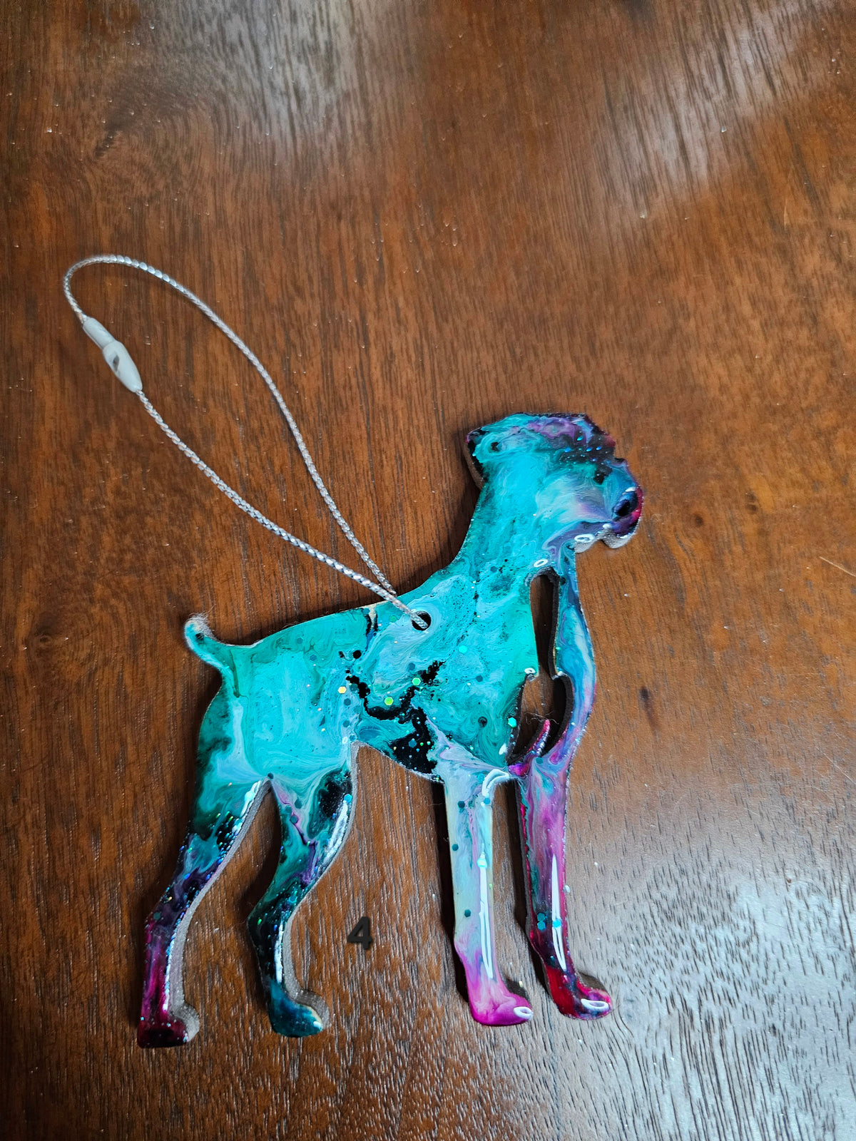 Personalized Boxer Dog Handmade Christmas Ornaments