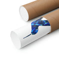 Load image into Gallery viewer, Handmade Blue Hummingbird Matte Print Wall Art
