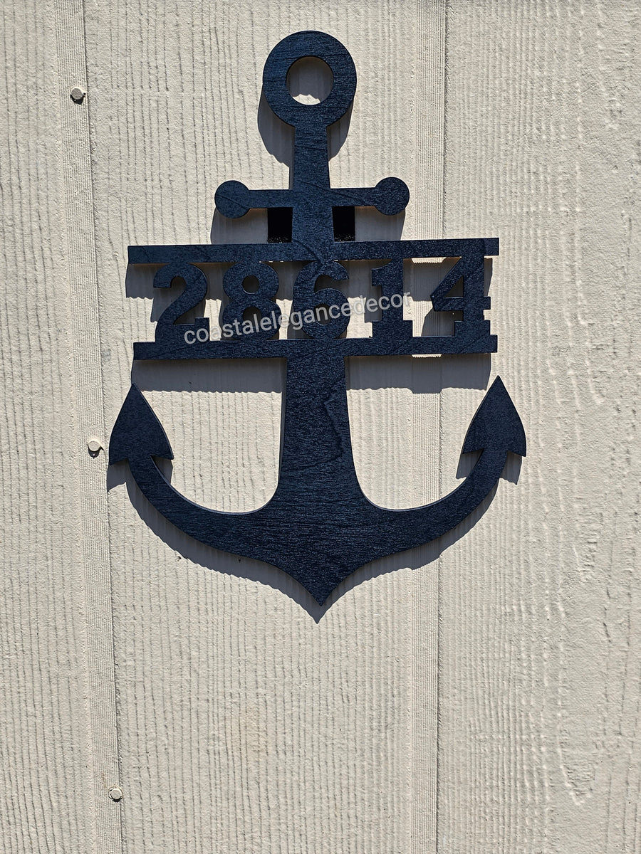 Anchor Small Address or Name Plaque