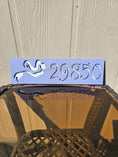 Charger l'image dans la visionneuse de la galerie, Customizable name sign crafted from handmade resin on wood, showcasing a whimsical design ideal for beach-themed decor with vibrant colors.
