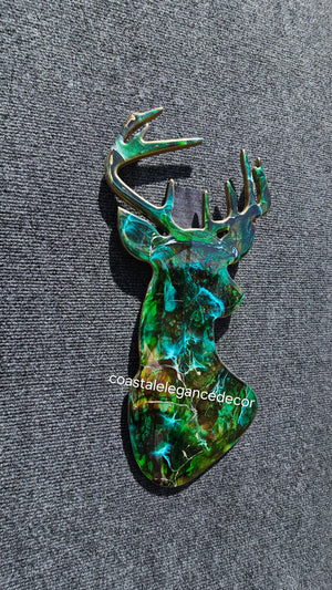 Buck Deer Wood and Resin Wilderness Decor