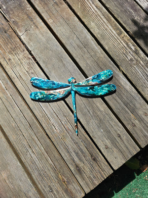 Small Dragonfly Handmade Resin Wall Decoration Multiple Colors