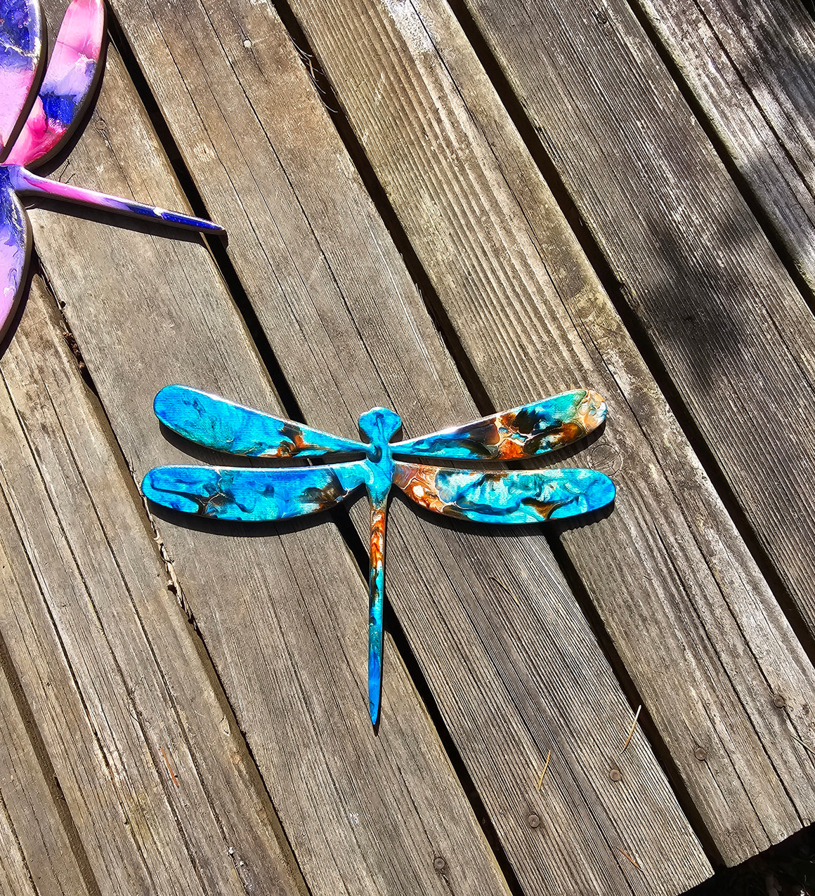 Small Dragonfly Handmade Resin Wall Decoration Multiple Colors