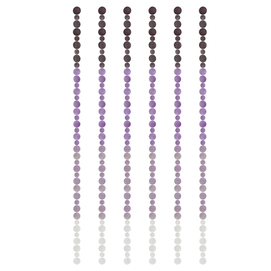 Dreamy Lavender Sienna Ombré Capiz Shell Strands | 72" Handmade Bali Wind Chimes