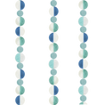 Load image into Gallery viewer, Two Tone 72-Inch Capiz Shell Strands in Blue and Green - Indoor/Outdoor Hanging Decor

