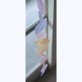 Charger l'image dans la visionneuse de la galerie, 72 inch peach, pink and periwinkle capiz shell strand handmade in Bali.
