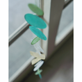 Load image into Gallery viewer, Spring Meadow Soft Pastel Color Capiz Shell Strand Wind Chimes 72 Inches
