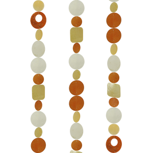 Patio Garden Porch Doorway Capiz Shell Strands Spice 72 Inch