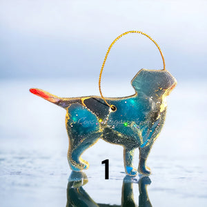 Handmade Labrador Retreiever Dog Christmas Ornaments