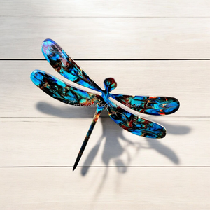 Large Dragonfly Handmade Resin Wall Decoration