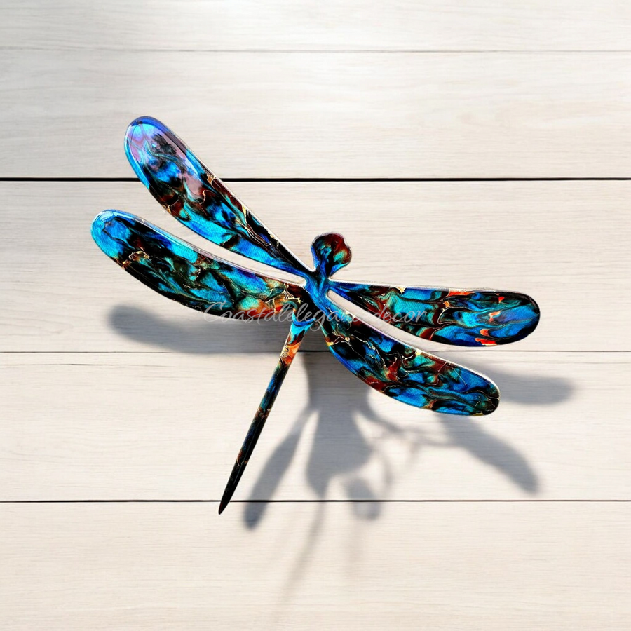 Large Dragonfly Handmade Resin Wall Decoration